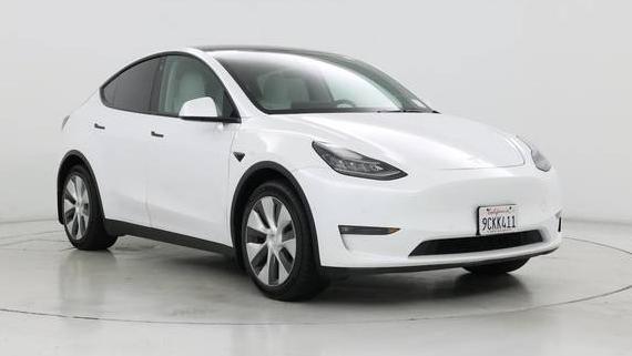 TESLA MODEL Y 2021 5YJYGDEE1MF161877 image
